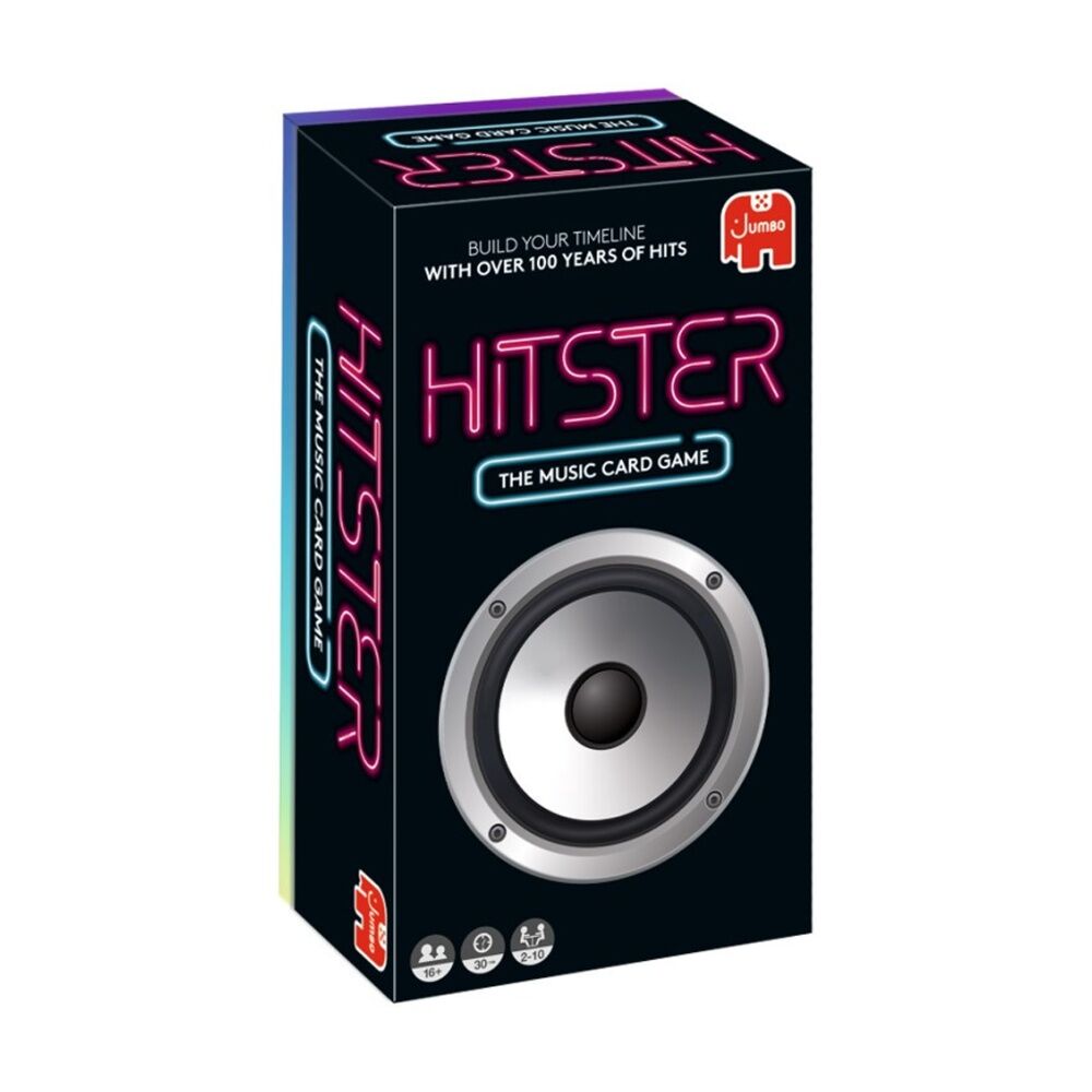 Jumbo Hitster The Music Card Game 2-10 Players 30+ Min Playtime Ages 16+ Jumbo