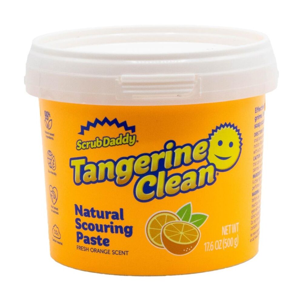 Scrub Daddy Tangerine Clean Natural Scouring Paste Fresh Orange Scent 500g (12 Pack) — image 2