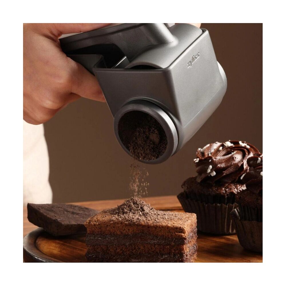 Zyliss Professional Cheese Grater Stainless Steel Drum Smooth Precise Grating Zyliss — image 4