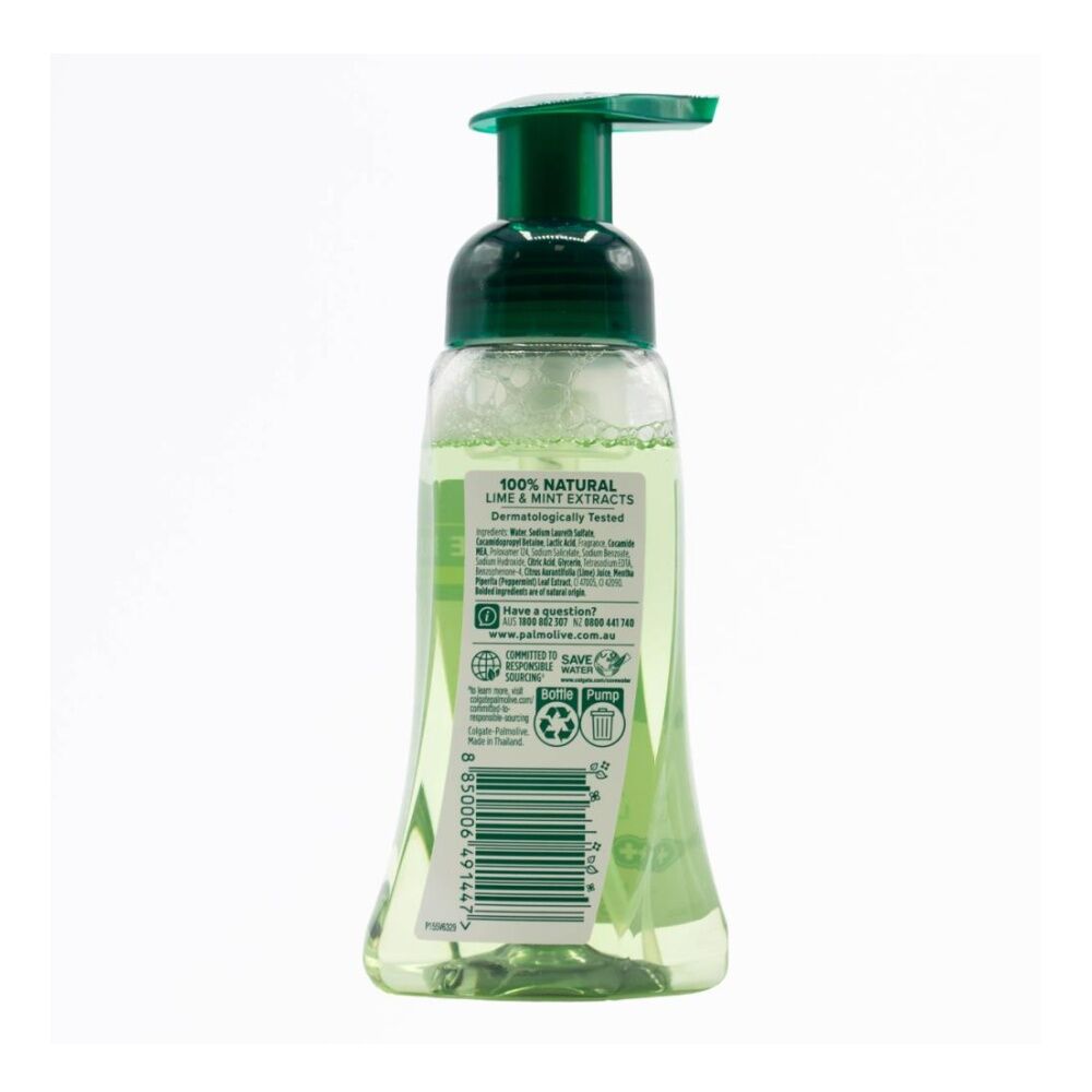 Palmolive 250ml Foaming Antibacterial Cleansing Handwash Lime & Mint — image 2