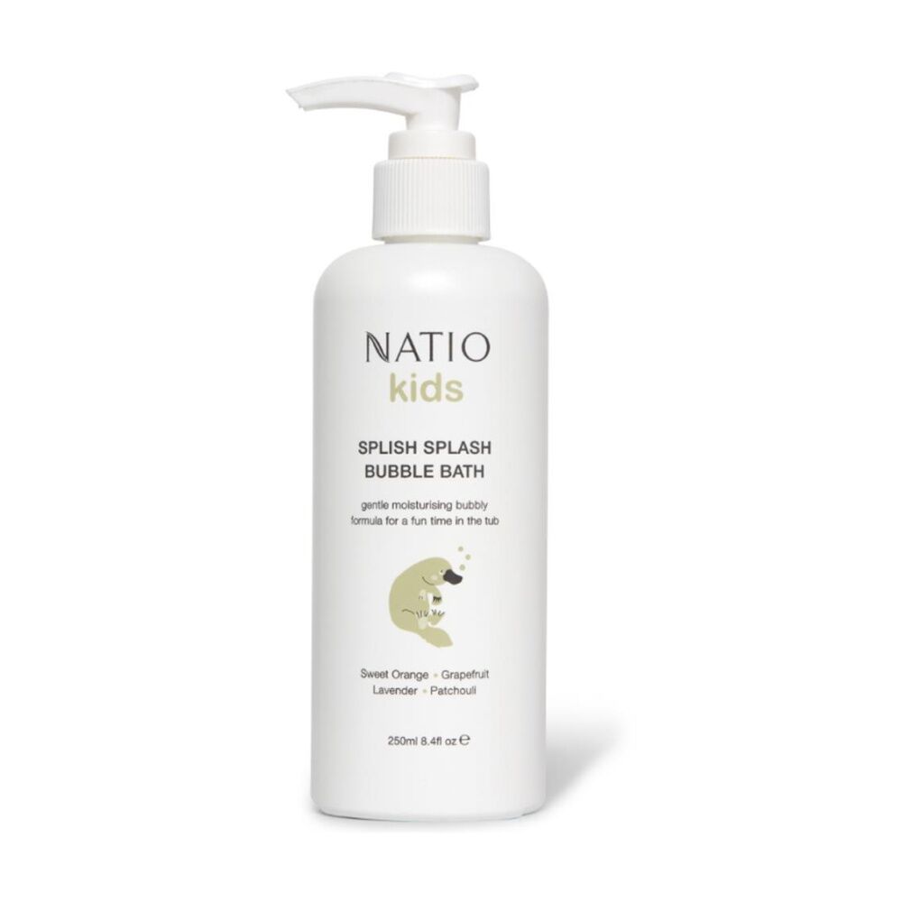 Natio Kids Bubble Bath Splish Splash Sweet Orange Grapefruit Lavender 250mL (6 Pack) — image 2