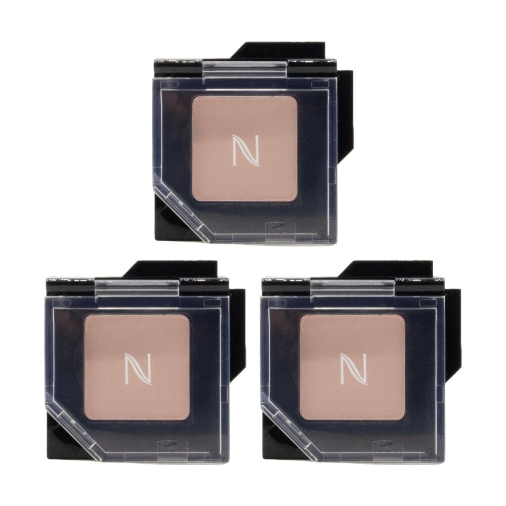 Natio Eyeshadow Single Colour Compact Cosmetic Makeup Product Shell 1g (3 Pack)