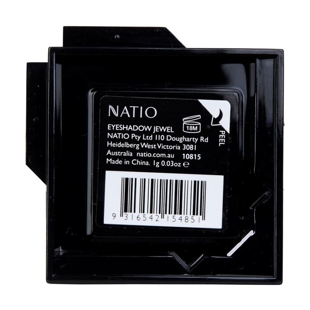 Natio 1g Eyeshadow Jewel - Single Shade - Shimmery Finish - Compact Size Jewel 1g — image 2
