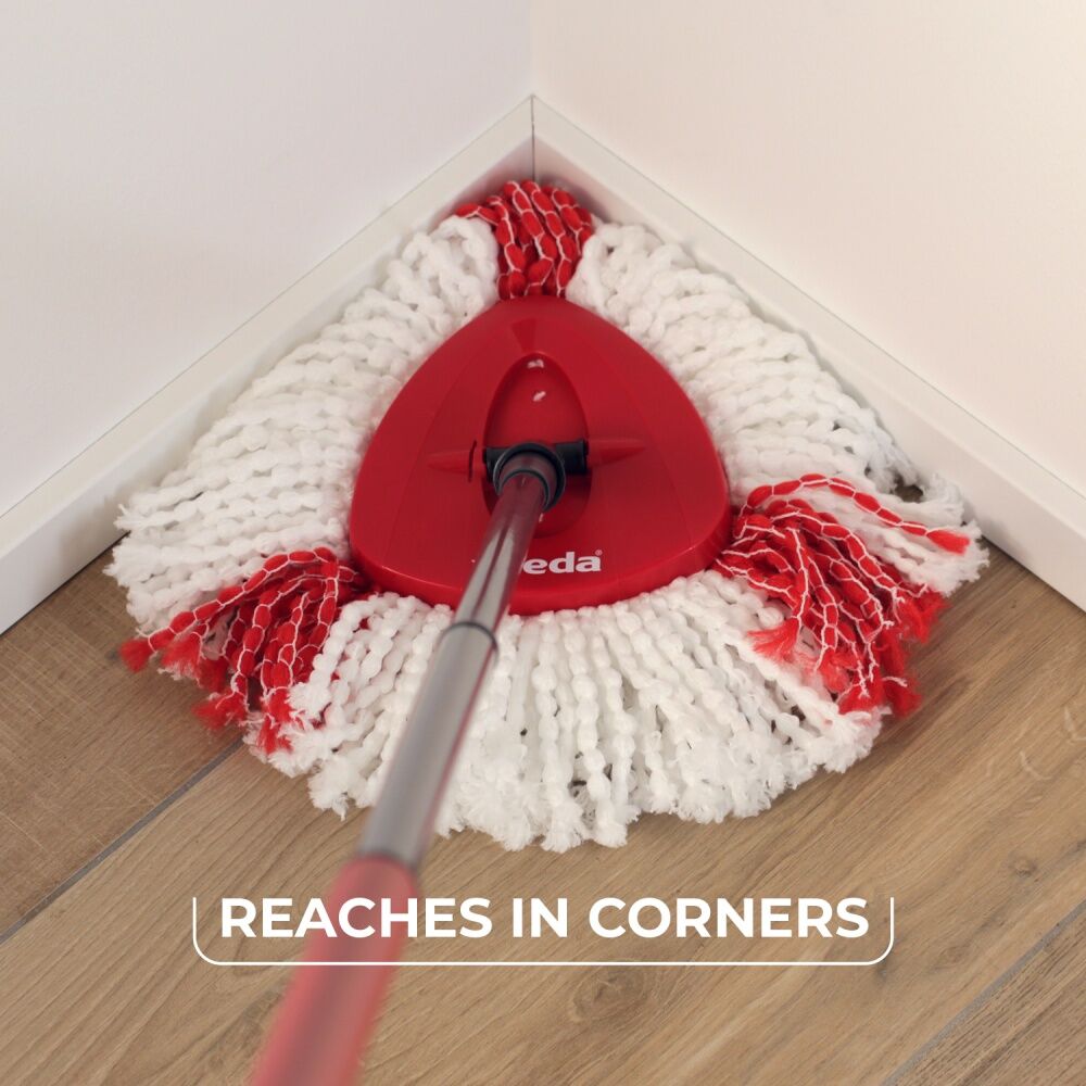 Vileda Easy Wring Clean Spin Mop Refill 2in1 Microfibre Power Red (6 Pack) — image 5