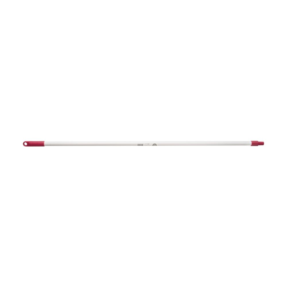 Oates Value Handle 1.4Mx25mm Red - Durable Powder-Coated Aluminium Shaft with Comfortable Grip - Colour Coded to Reduce Cross-Contamination Red