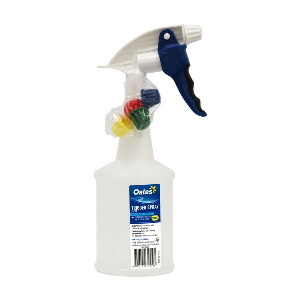 Oates Trigger Spray Bottle Heavy Duty High Output Assorted 500ml (6 Pack) — image 2