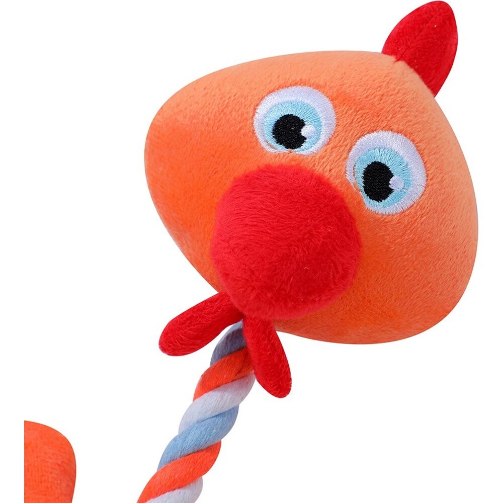 Paws and Claws Plush Farm Animals Dog Pet Toy 31-35cm w/ Squeaker Assorted (6 Pack) — image 7