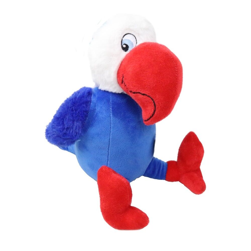 Paws and Claws Super Soft Jumbo Bird Plush Dog Pet Toy w/ Squeaker 30x22cm (6 Pack) — image 3