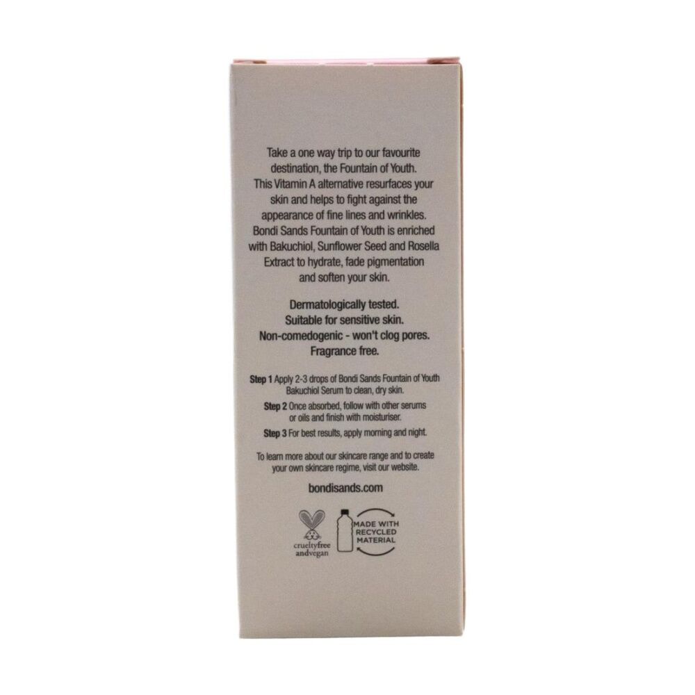 Bondi Sands 30mL Serum Fountain Of Youth Restoring Rosella Extract - Australian Made - White And Pink Packaging 30mL — image 4