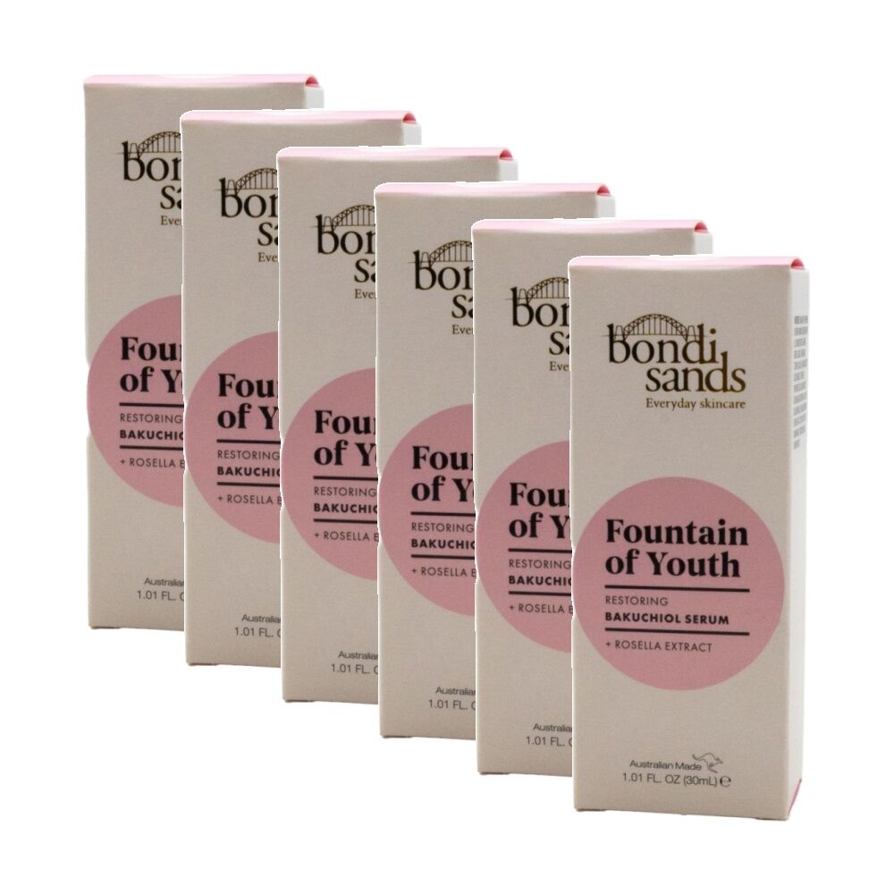 Bondi Sands Serum Fountain Of Youth Restoring Rosella Extract 30mL (6 Pack)