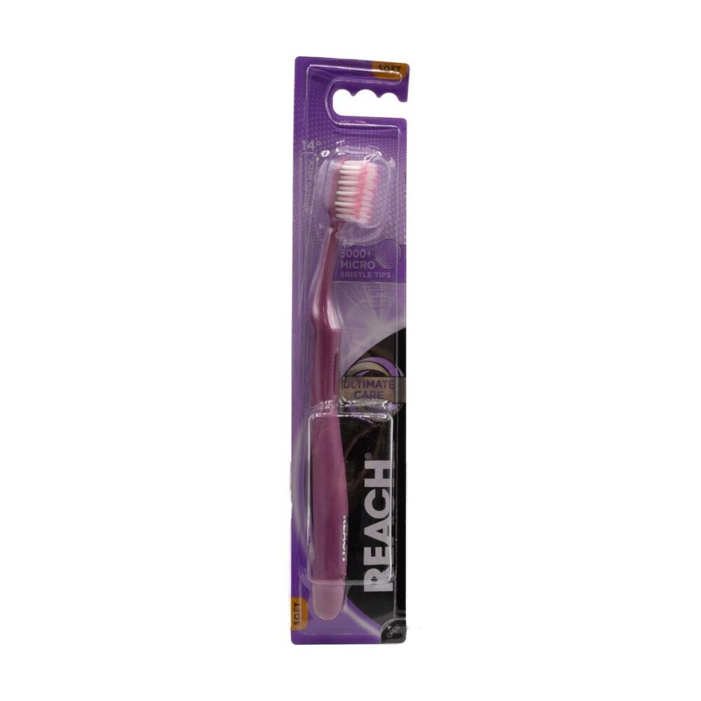 Reach Soft Ultimate Care Toothbrush w/ Multi-Level Bristles Assorted Colours
