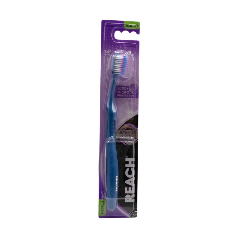 Reach Med Ultimate Care Toothbrush w/ Multi-Level Bristles Assorted Colours