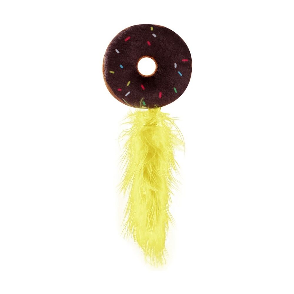 Paws and Claws 3pc Paws And Claws Cara Cat Plush Donuts Crinkle Play Toy Set 6x12cm (6 Pack) — image 5