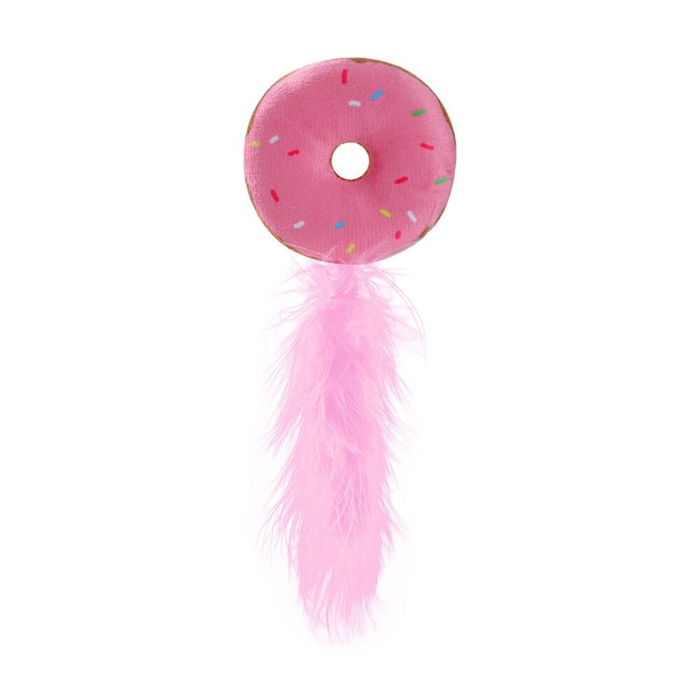 Paws and Claws 3pc Paws And Claws Cara Cat Plush Donuts Crinkle Play Toy Set 6x12cm (6 Pack) — image 6