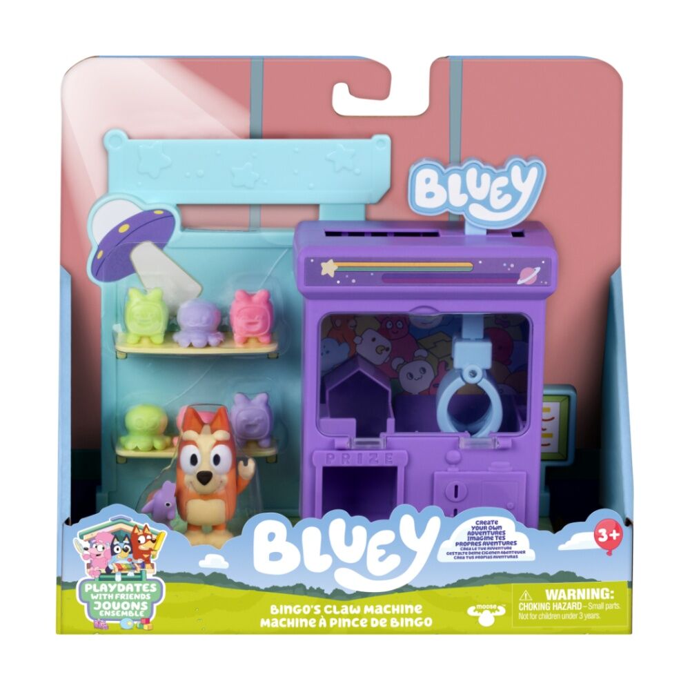 Bluey Mini Claw Machine Playset Toy For Kids Action Figure Bluey
