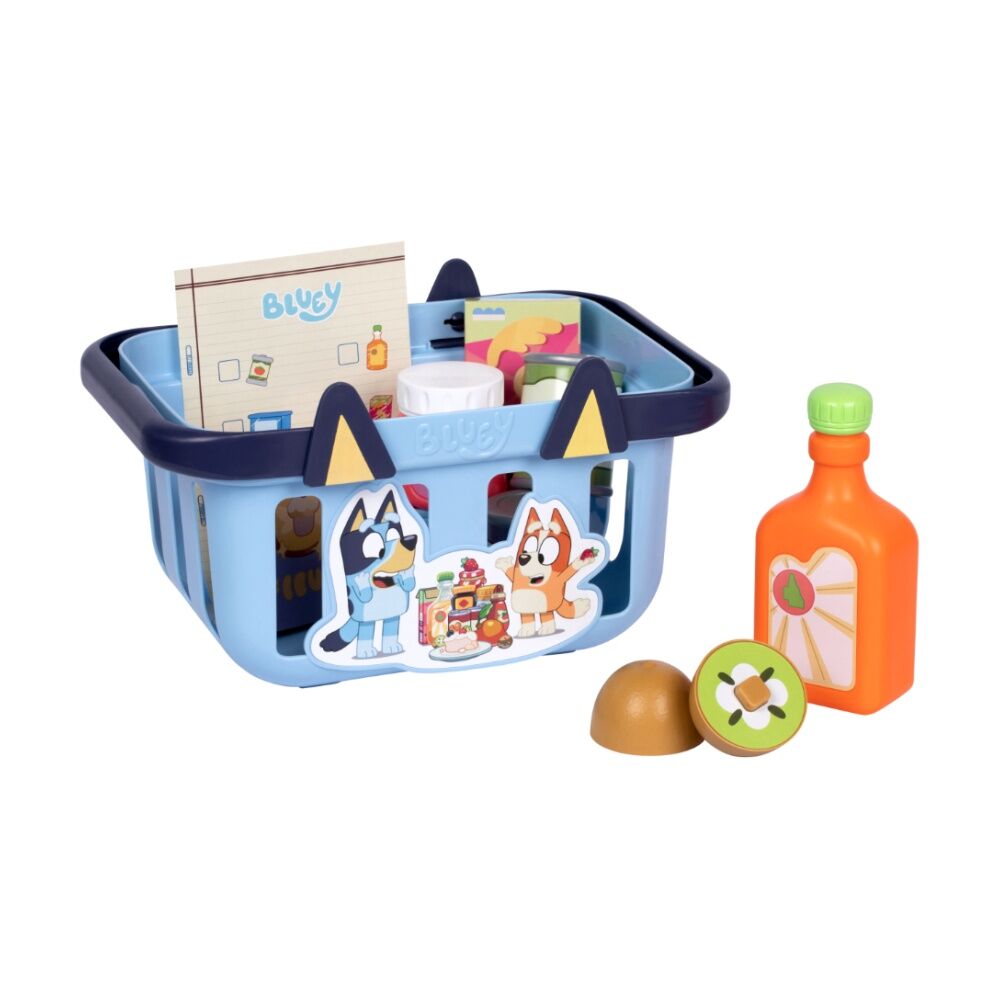 Bluey Role Play Shopping Basket Toy For Kids Bluey — image 3