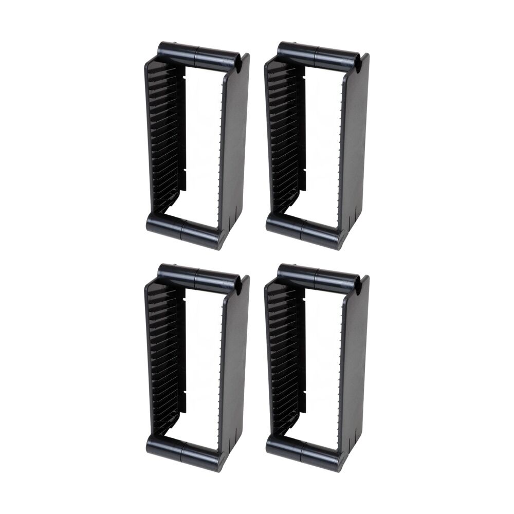 Fischer Plastic 20 Unit Cd Rack / Stand CD Wall Mount (4 Pack)