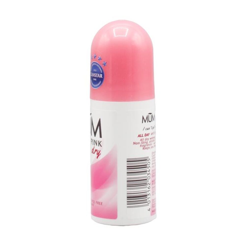 Mum Roll On Antiperspirant Deodorant Cool Pink Non-Sting 50mL (12 Pack) — image 3