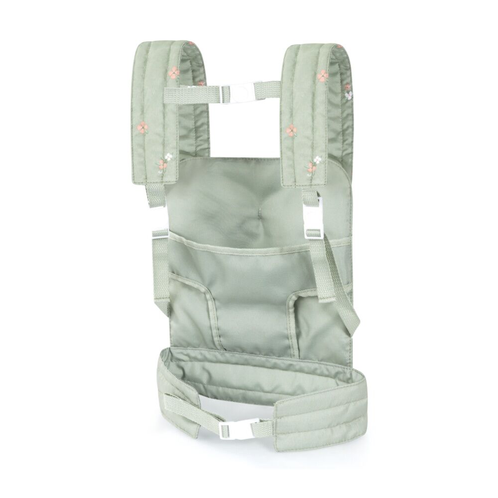 Bayer Doll Carrier Adjustable Straps Comfortable Carry Soft Sage Green 46cm Bayer — image 2