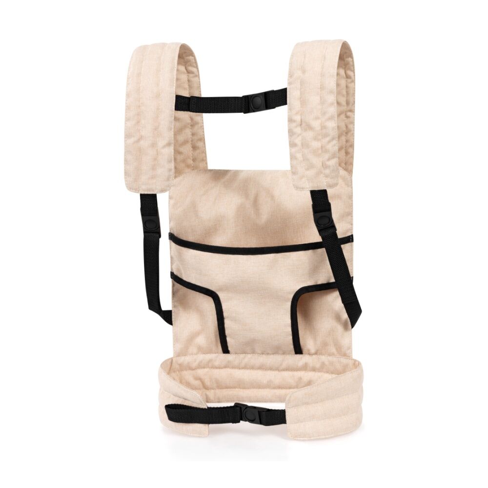 Bayer Doll Carrier Adjustable Straps Comfortable Carry For Dolls Beige 46cm Bayer — image 2