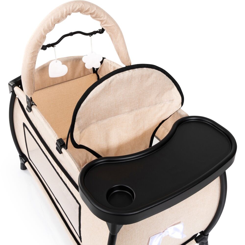 Bayer Multi Bed Doll Cot Integrated High Chair Dolls Beige 46cm Bayer — image 4