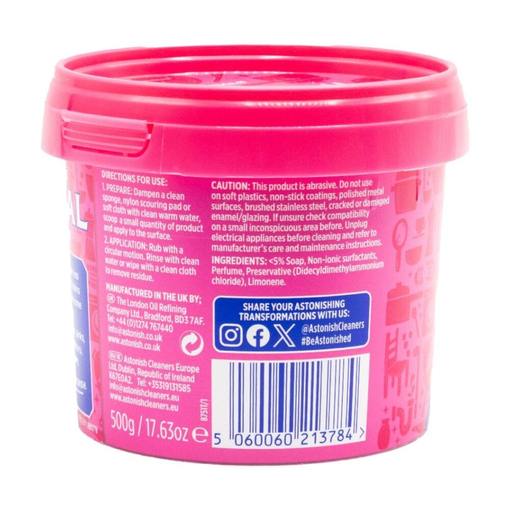Astonish The Original Multi-Purpose Cleaning Paste Mandarin & Peaches 500g Astonish — image 3
