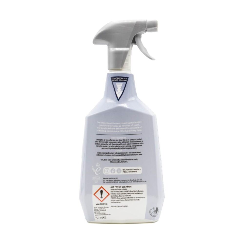 Astonish Air Fryer Cleaner Spray Degreasing Power Baking Soda Formula 750ml (6 Pack) — image 3