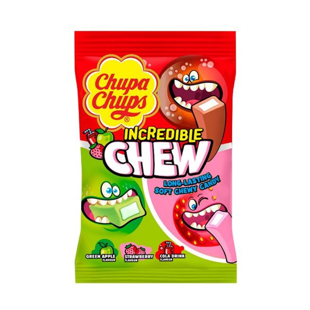 Chupa Chups Incredible Chews 175g Party Favours Candy/Lollies/Gummies (12 Pack) — image 2