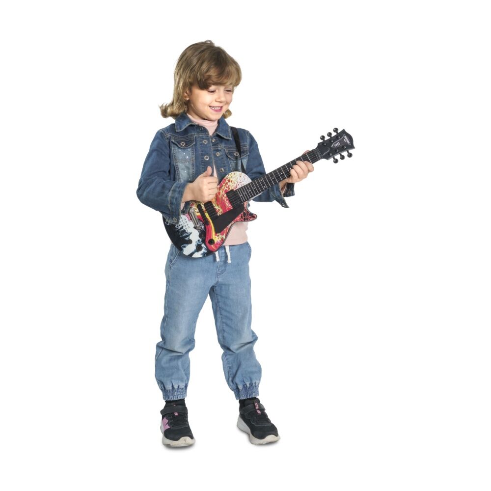Bontempi Electronic Rock Guitar 6 Strings With Shoulder Strap 560mm — image 4