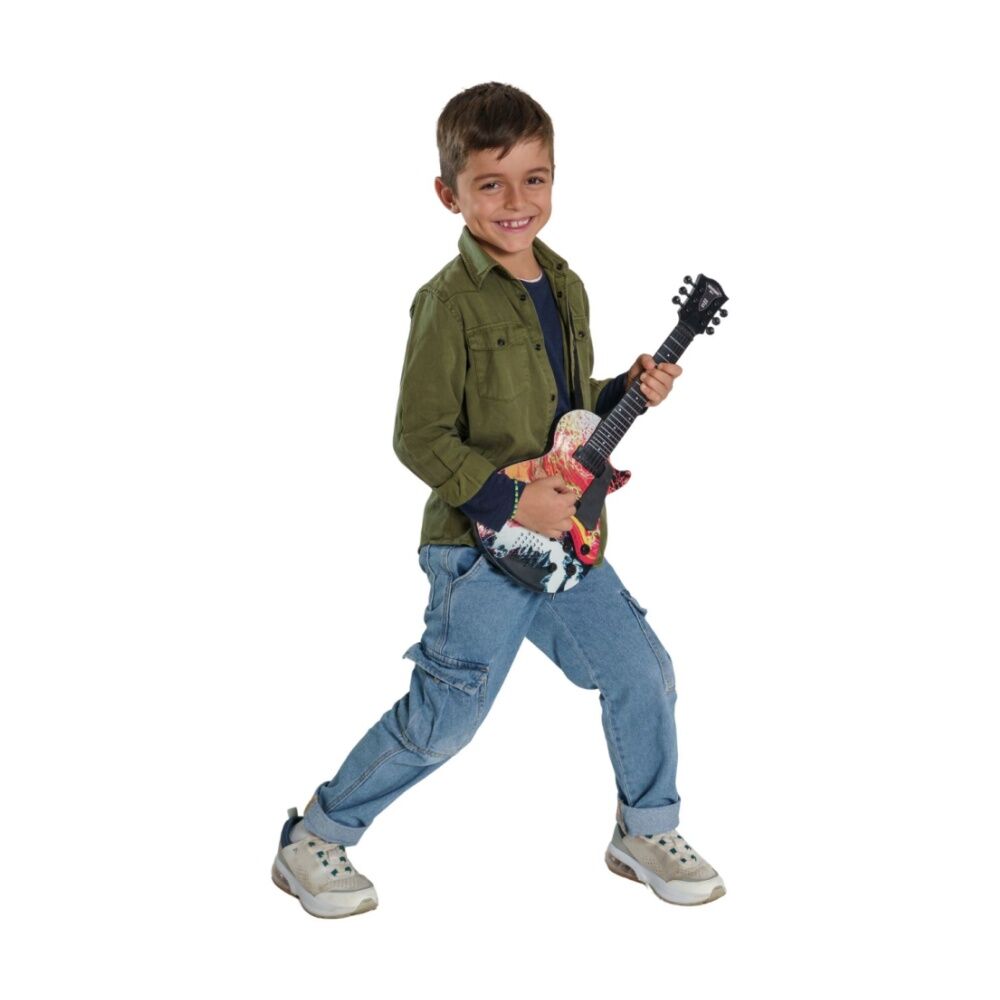 Bontempi Electronic Rock Guitar 6 Strings With Shoulder Strap 560mm — image 5