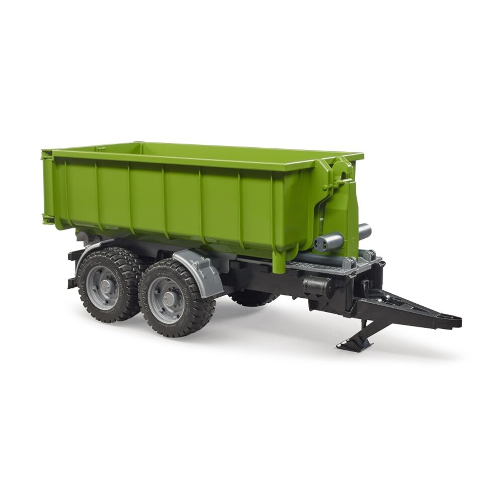 Bruder Roll Off Container Trailer For Tractors Versatile Kids Toy 3y+ Green Bruder — image 2