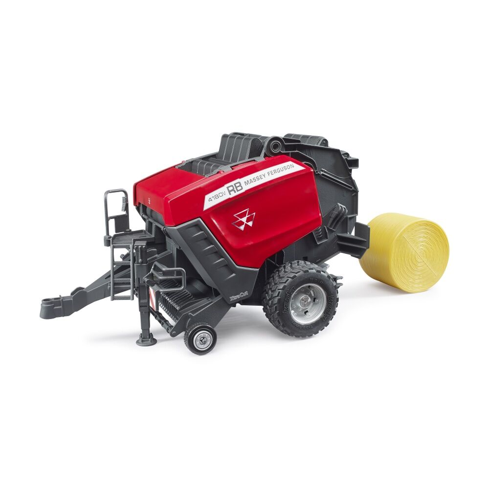 Bruder Massey Ferguson Round Baler RB 4180V With Bale Kids Toy