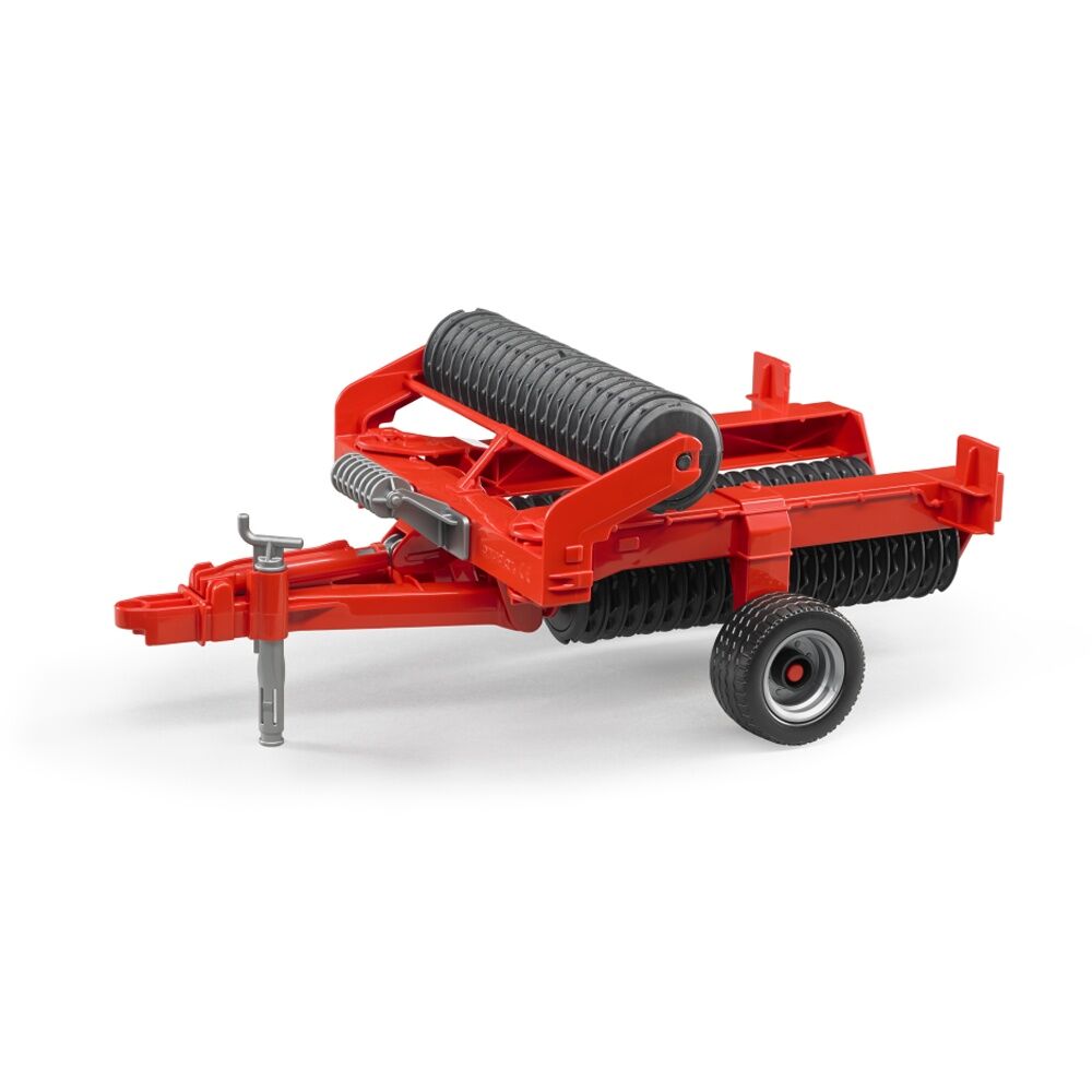 Bruder Cambridge Roller - Unfoldable Rollers With 450mm Operating Width - Stabiliser For Safe Parking - Scale 1:16 Red Black