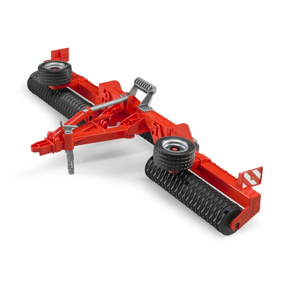 Bruder Cambridge Roller - Unfoldable Rollers With 450mm Operating Width - Stabiliser For Safe Parking - Scale 1:16 Red Black — image 2