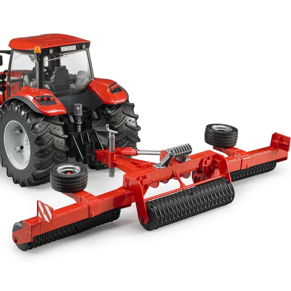 Bruder Cambridge Roller - Unfoldable Rollers With 450mm Operating Width - Stabiliser For Safe Parking - Scale 1:16 Red Black — image 3
