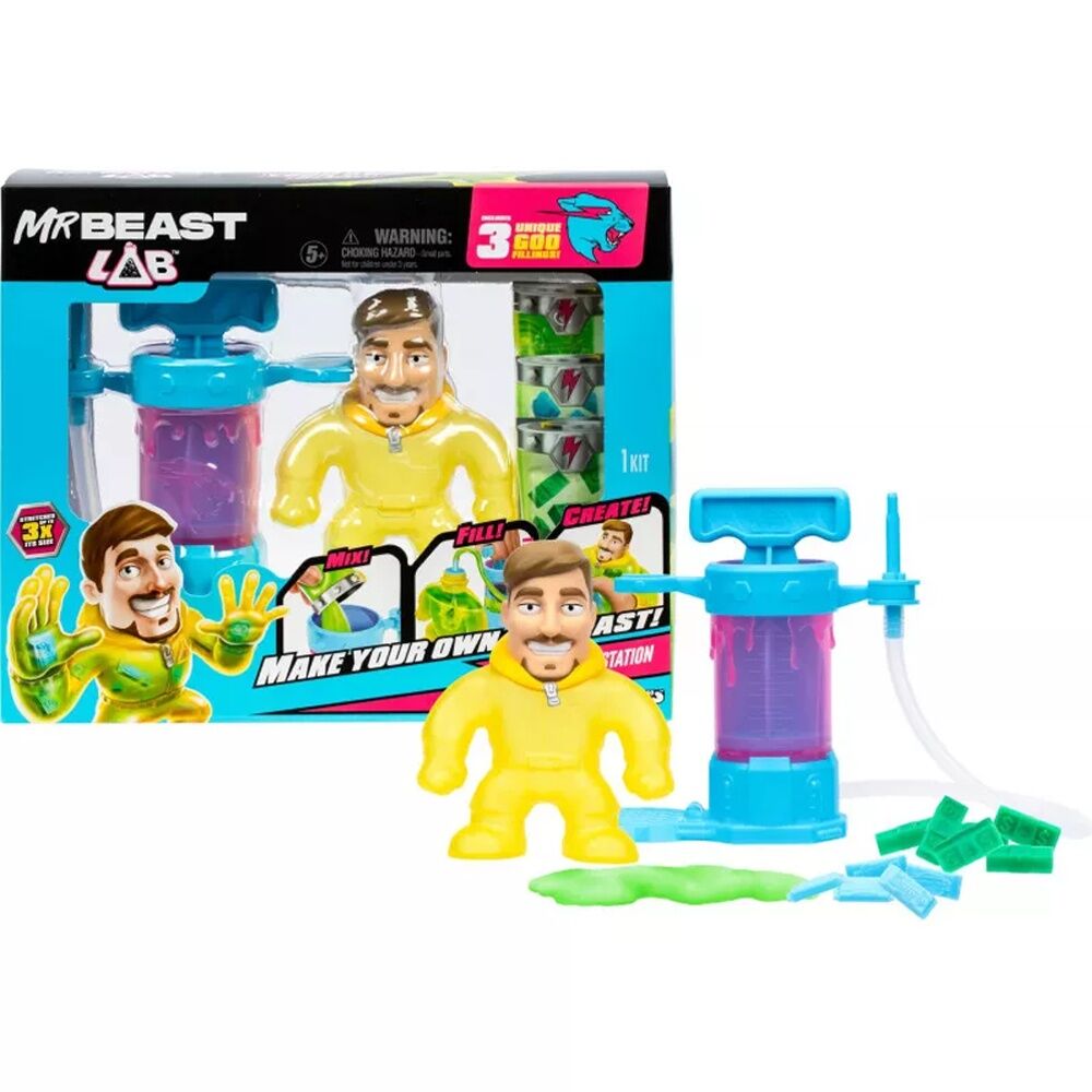 Mrbeast Lab Stretchy Hero Creator Pack Hazmat Jimmy Figure 5y+ Mrbeast Lab — image 3