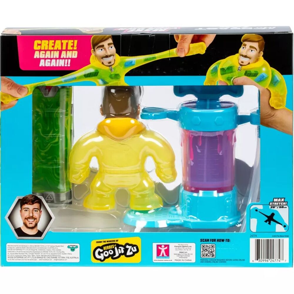 Mrbeast Lab Stretchy Hero Creator Pack Hazmat Jimmy Figure 5y+ Mrbeast Lab — image 5