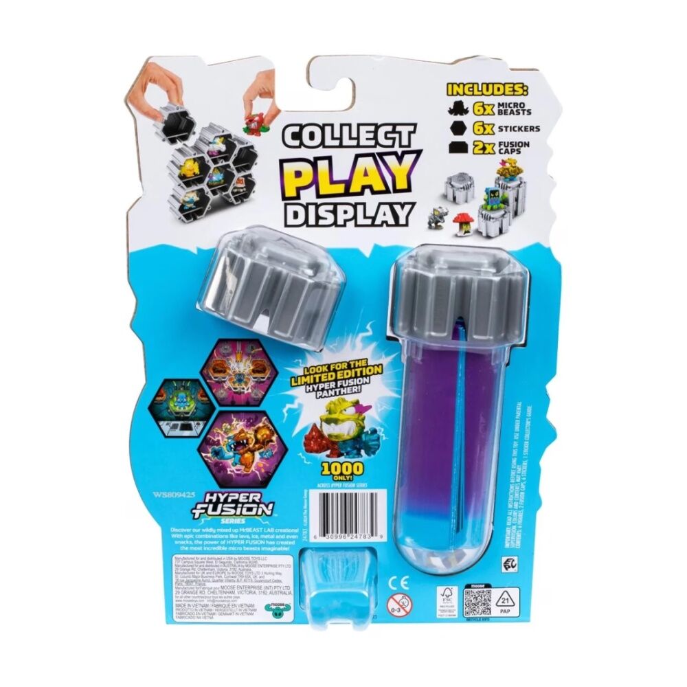 Mrbeast Lab Swarms S3 Pack Collectible Micro Beasts Assorted (6 Pieces) — image 2