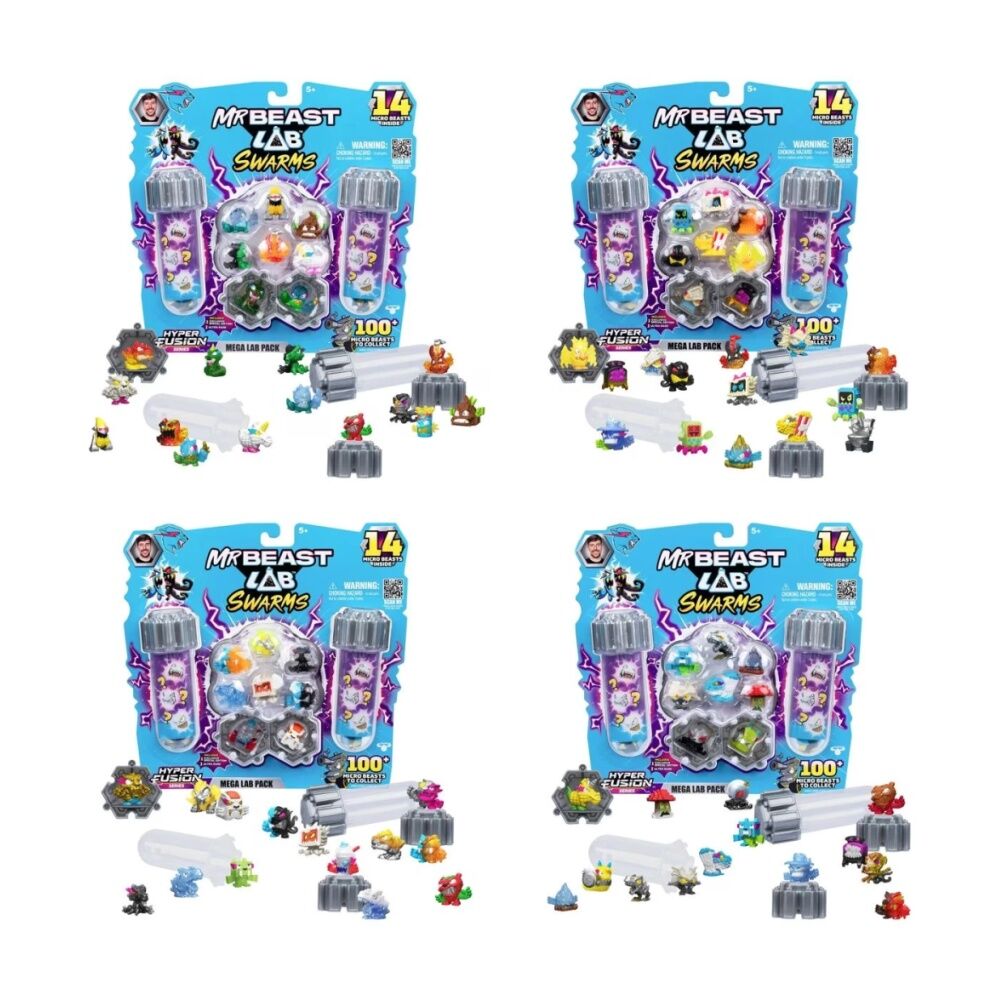 Mrbeast Lab Swarms S3 Mega Micro Beasts Collectible Assorted (14 Pieces) — image 3