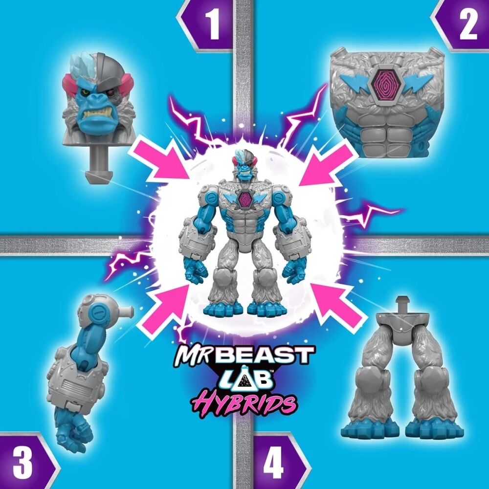 Mrbeast Lab Hybrids Ultimate Beast Action Figure Assorted Mrbeast Lab — image 4