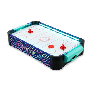 Wilton Bradley LED Air Hockey Games Table With Pushers & Pucks 20in