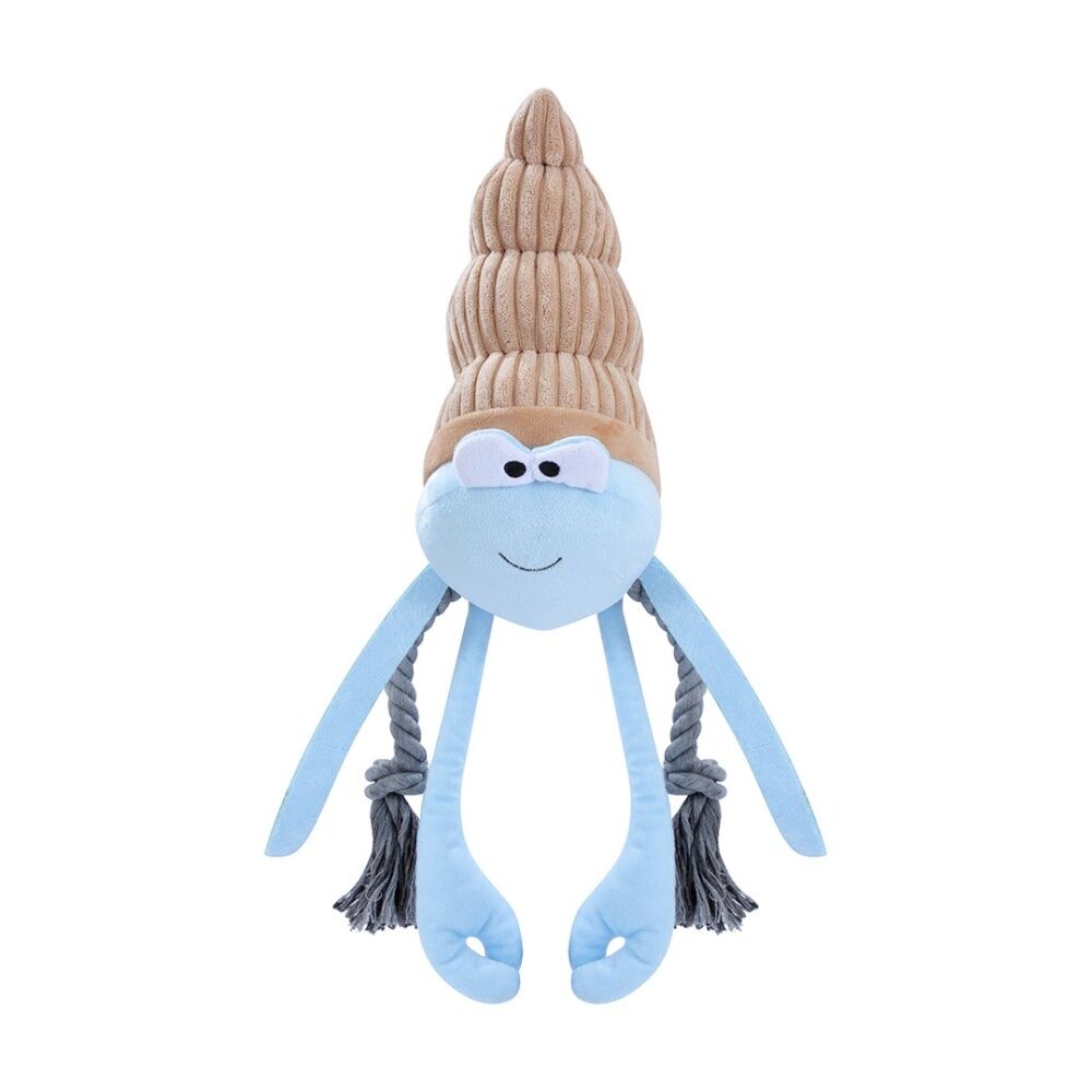 Paws and Claws 47x32x15cm Under The Sea Plush Hermit Crab Squeaker Dog Pet Toy — image 2