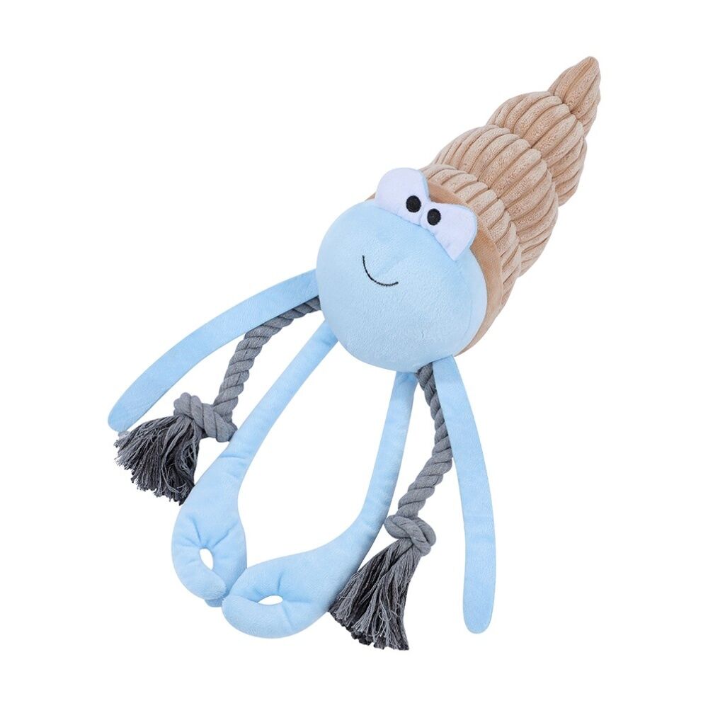 Paws and Claws 47x32x15cm Under The Sea Plush Hermit Crab Squeaker Dog Pet Toy — image 3