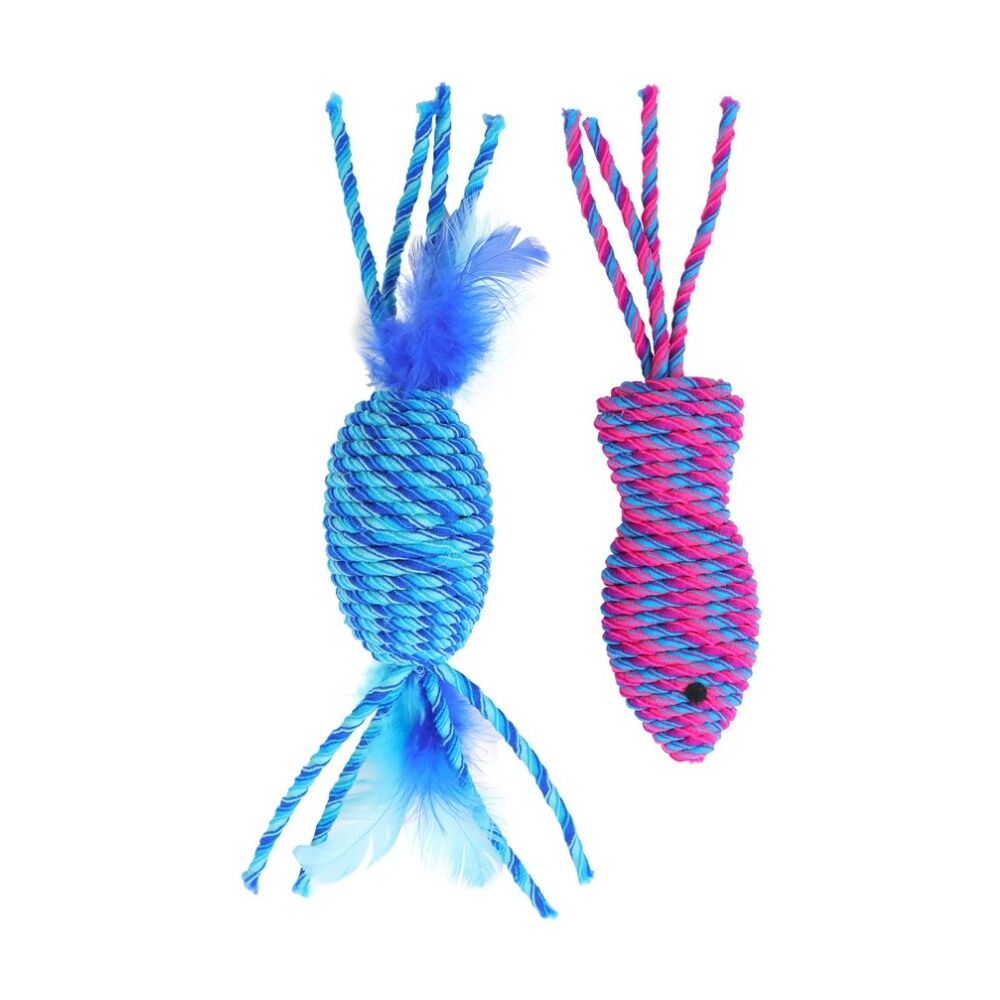 Paws and Claws 2pc Paws And Claws Cara Cat Stretchy Neon Play Toy Set 7x3x3cm Assorted (6 Pack) — image 4