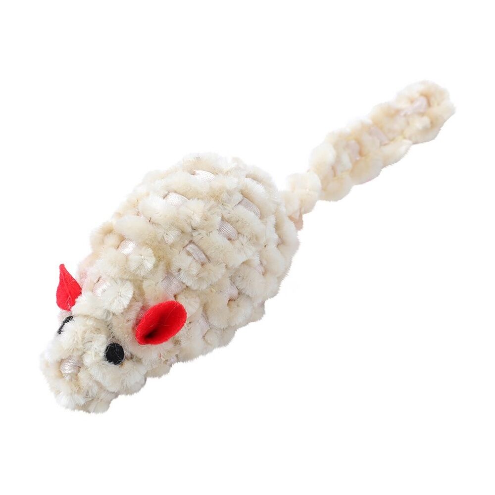 Paws and Claws Cara Cat Chenille Rattle Play Toy Set 7x3x3cm Assorted (2 Pieces) — image 4