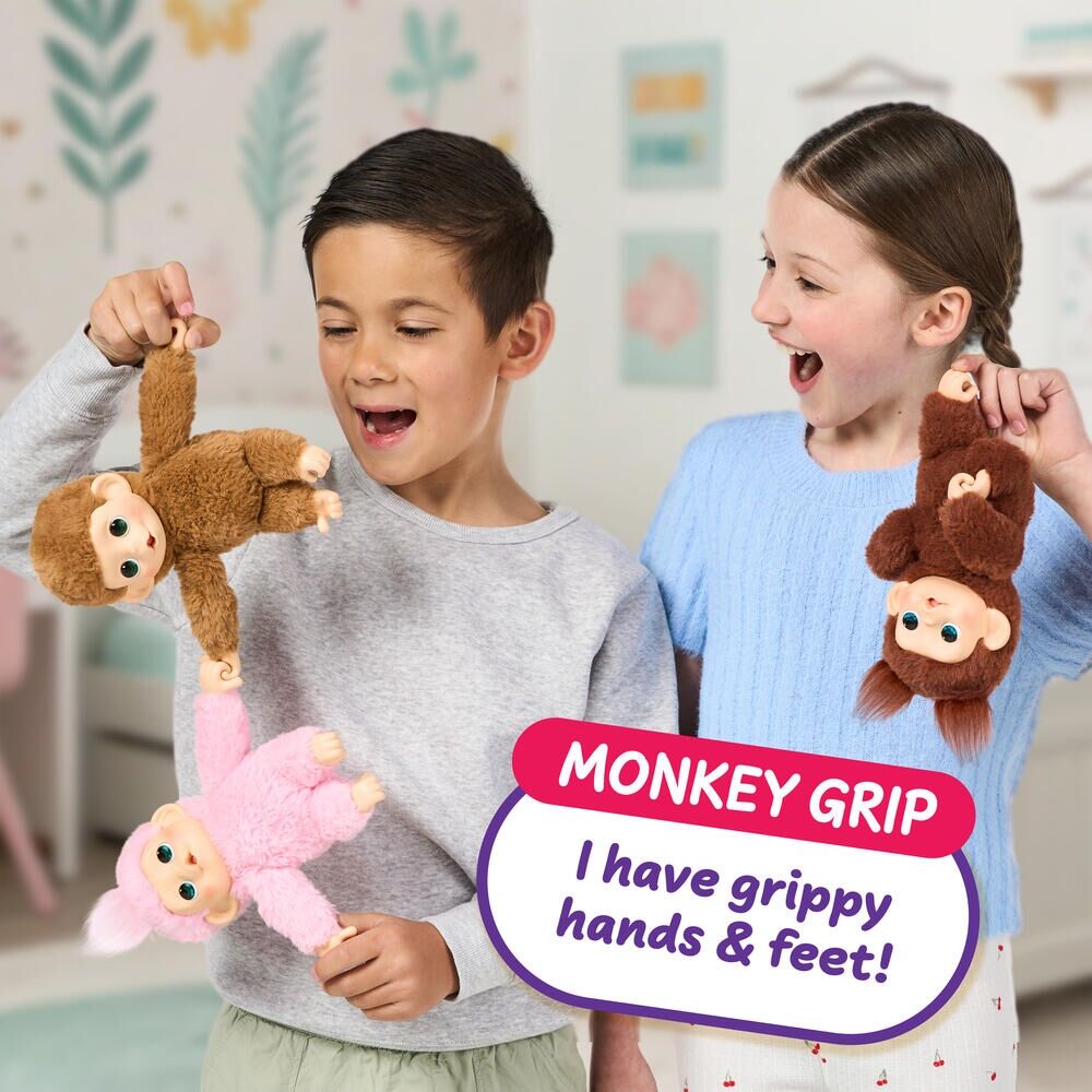Little Live Pets 4y+ My Baby Monkey Minis Interactive Kids Plush Assorted — image 7