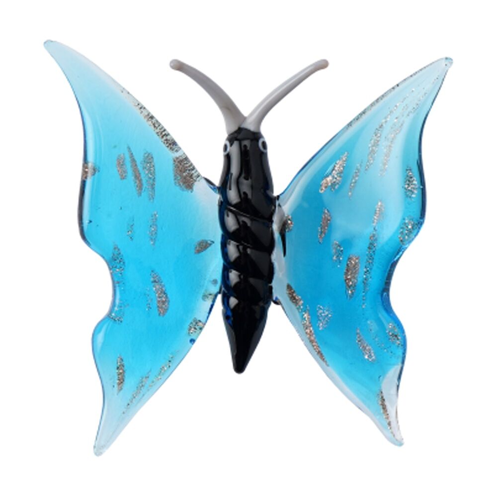 Gibson Gifts Artisan Glass Butterfly Home Decoration Sculptures/Figurines (4 Pack) — image 4
