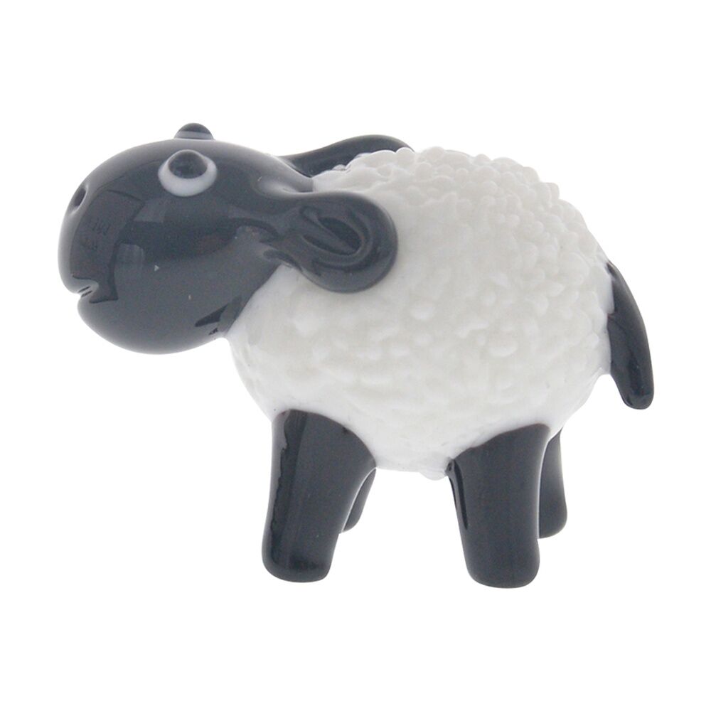 Gibson Gifts Artisan Glass Sheep Home Decoration Sculptures/Figurines (4 Pack) — image 2