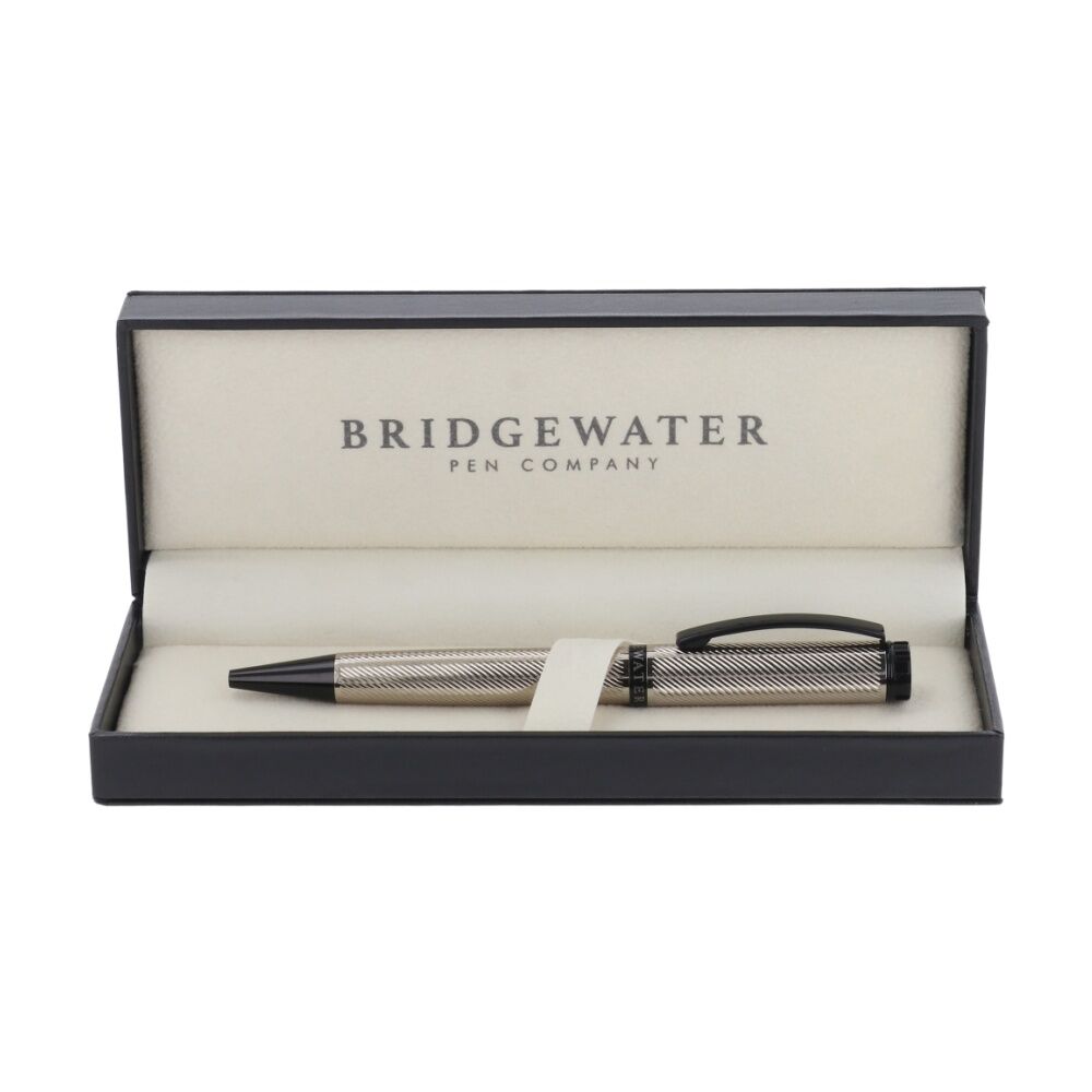Bridgewater Pen Company Textured 3 Piece Assorted Silver Gold Black Set — image 2