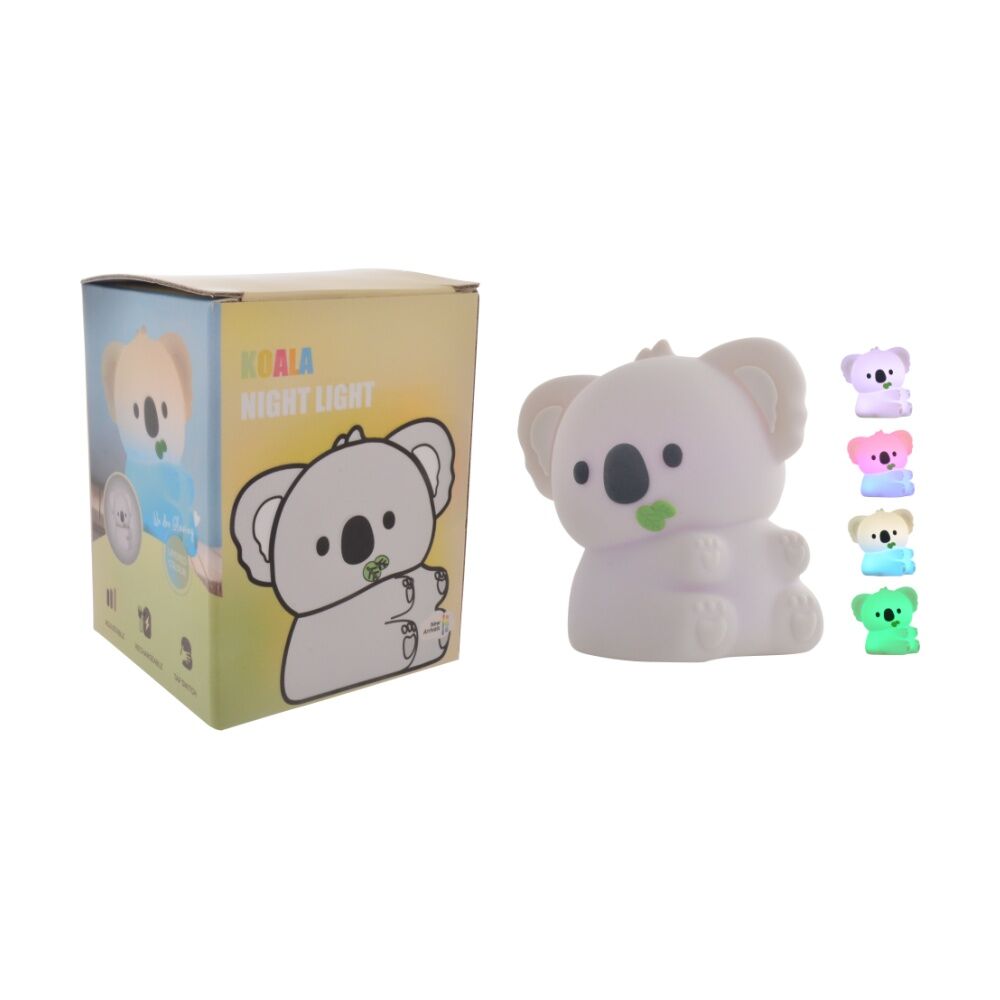Gibson Gifts Koala LED Night Light Rechargeable Silicone Grey — image 10